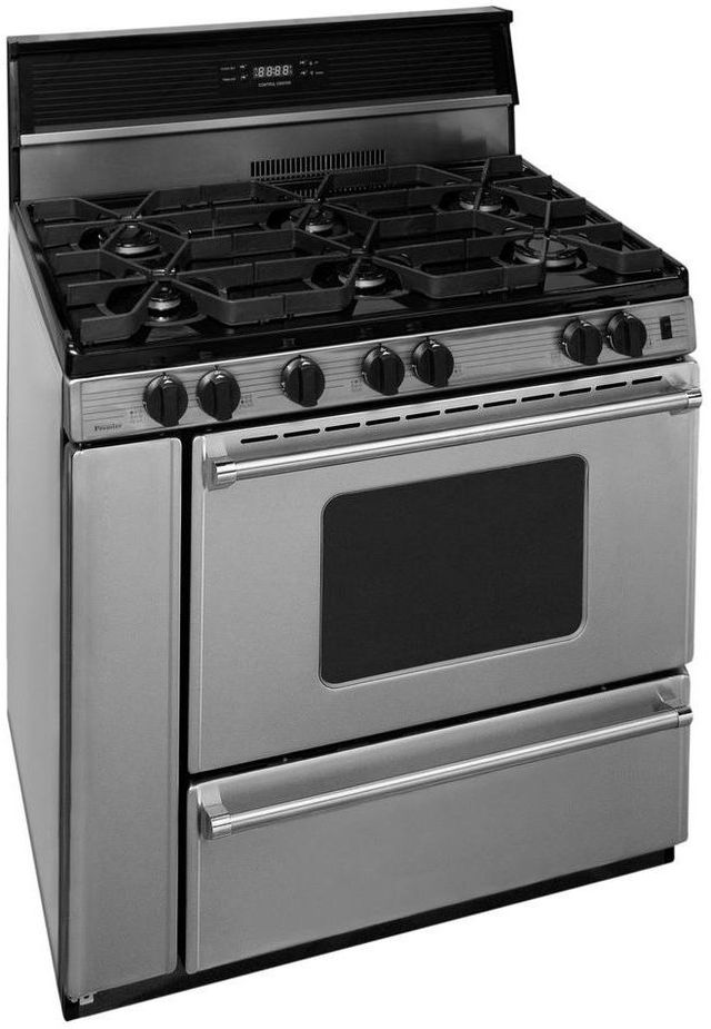 Premier Pro Series 36" Stainless Steel Pro Style Gas Range-3
