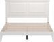 Rize Home Cottage Style Gloss White King 48" Panel Bed-1