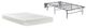 Sierra Sleep® by Ashley® Chime 2-Piece 8" Memory Foam and Better than a Boxspring Foundation Twin Mattress Set-0