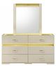 Furniture of America® Lucida Beige Dresser-0
