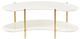 Michael Amini® Sassani Gold/Pearl White Cocktail Table-2