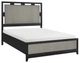 Homelegance® Garrison Charcoal/Gray Eastern King Panel Bed-0