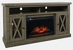 Jofran Inc. Telluride Driftwood Fireplace with Logset