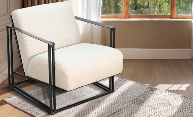 Sunny Designs™ Melinda Beige/Black Accent Chair-1