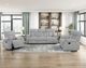 Homelegance® Jules Gray Rocker Manual Recliner-1