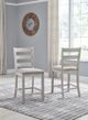 Signature Design by Ashley® Skempton White/Light Brown 41" Counter Stool-5