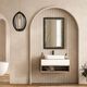 Uttermost® Guerra Antique Brass/Dark Walnut Mirror-1