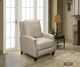 BarcaLounger® Melrose Shoreham Cream Leather Manual Recliner-2