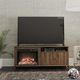 Ameriwood Home Farnsworth Walnut 65'' Eletric Fireplace Media Console-4
