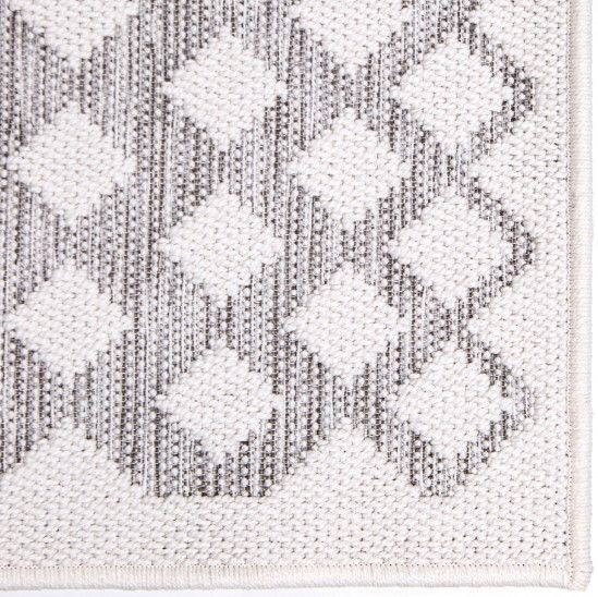 Orian Knitweave Shining Diamond Natural Silverton 5'x8' Area Rug-1