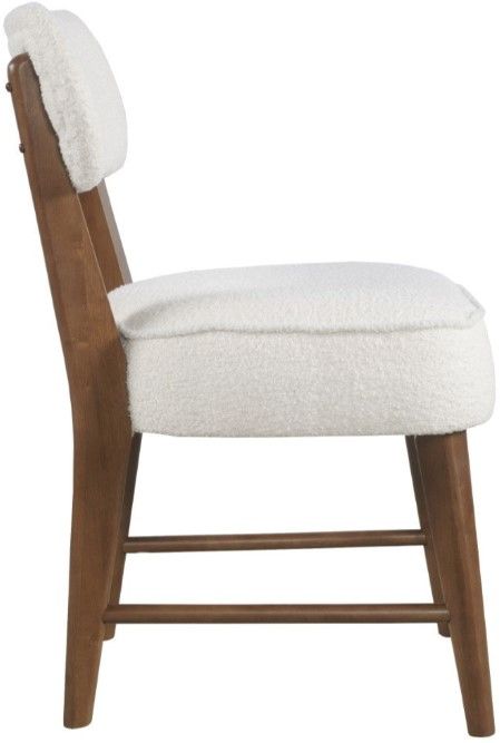 Jofran Inc. Urban Archive Wes Walnut/White Dining Side Chair-2