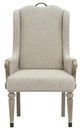 Magnussen Home® Marisol Fawn Upholstered Host Dining Arm Chair-1