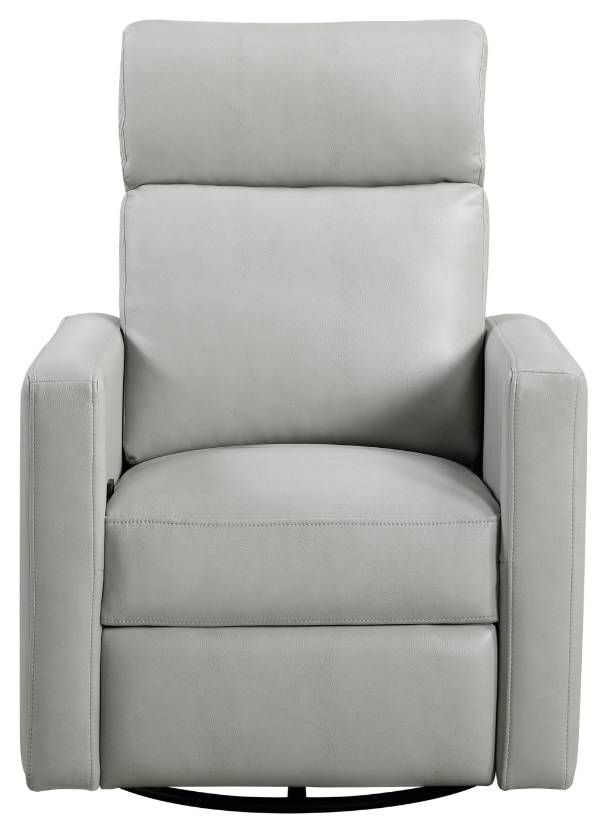Homelegance® Olathe Smoke Manual Swivel Glider Recliner-2