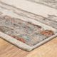 Karastan® Solitude Silk Road Cream Dark Grey 5' x 8' Area Rug-2