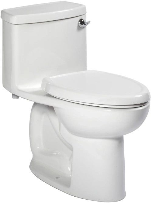 American Standard Cadet® White Compact 3 One-Piece Chair Height Right-Hand Trip Lever Elongated Toilet with Seat-0
