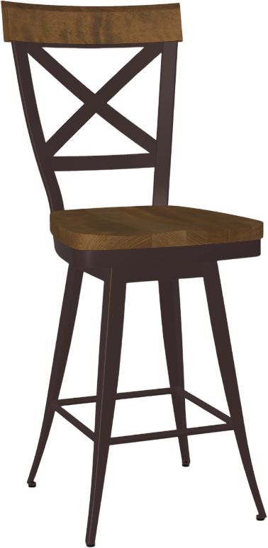 Amisco Customizable Kyle Swivel Counter Stool-0