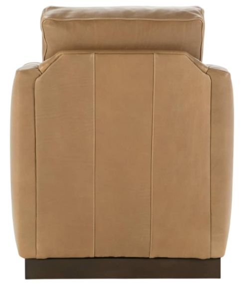 Rowe® Customizable Alba Leather Swivel Chair-3