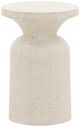 Dovetail Furniture Cove Ivory Concrete Terrazzo Outdoor End Table-0