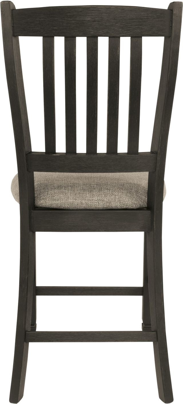 Signature Design by Ashley® Tyler Creek Black/Grayish Brown Upholstered Bar Stool-3