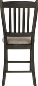 Signature Design by Ashley® Tyler Creek Black/Grayish Brown Counter Height Bar Stool - Set of 2-3