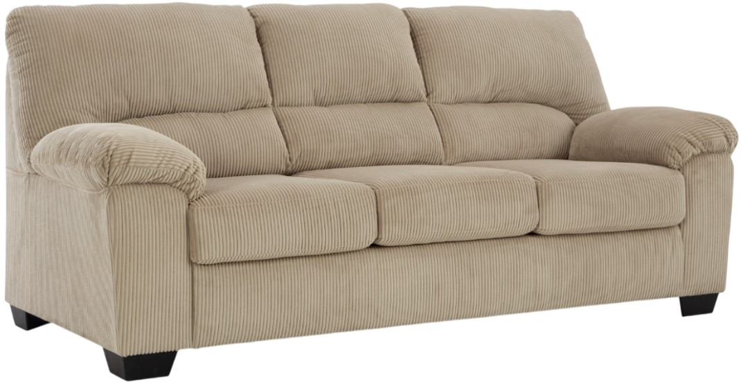 Signature Design by Ashley® SimpleJoy Sand Sofa | Big Sandy