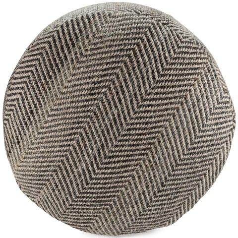 Signature Design by Ashley® Dordie Taupe/Charcoal Pouf-1
