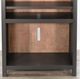 Sunny Designs™ Chill Arch Black Majic Bookcase with Fireplace Option-3