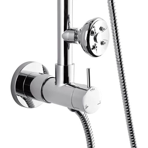 Forno Acqua AcquaSPA Polished Chrome Retrofit Shower System 1.8 GPM-3