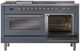 Ilve® Nostalgie II Series 60" Blue Grey Pro Style Dual Fuel Range-4