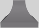 Vent-A-Hood® Designer Series 42" Gunsmoke Wall Mounted Range Hood-0