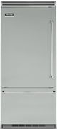 Viking® 5 Series 36 in. 20.4 Cu. Ft. Arctic Grey Built In Bottom Freezer Refrigerator-0