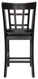 Homelegance® Junipero Black/Dark Cherry Counter Chair-4