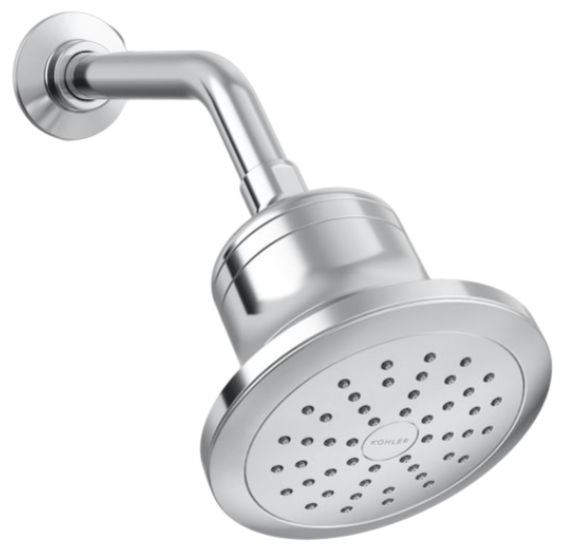 KOHLER® Cinq® Polished Chrome 2.5 GPM Round Single-Function Filtered Showerhead-0