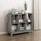 Homelegance® Garretson Gray 6-Shelf Bookcase-1