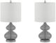Olliix by 510 Design Gray Set of 2 Ellipse Table Lamps-0