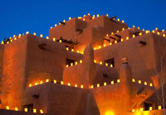 Classy Art Santa Fe Lights Adobe Wall Art-1