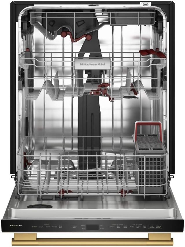 KitchenAid® 24" Porcelain 360° Max Jets™ Third Rack Top Control Built-In Dishwasher with Advanced ProDry™ System-1