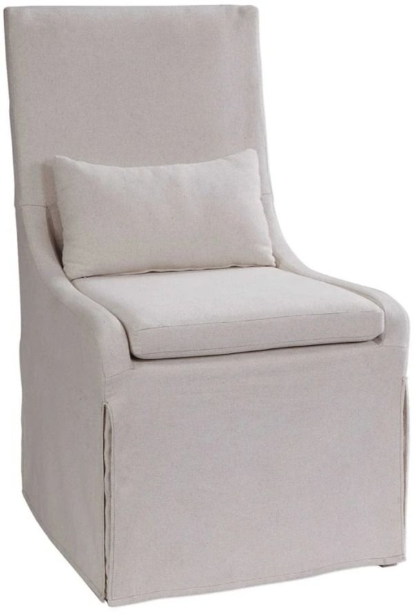 Uttermost® Coley Linen Armless Chair-0