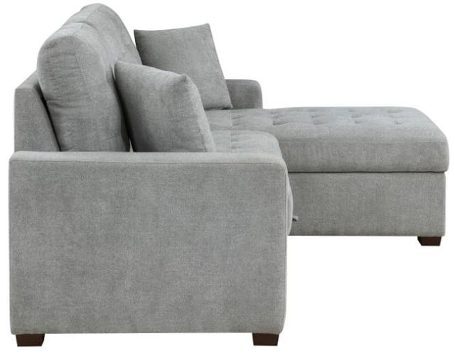 Homelegance® Waitsfield 2-Piece Gray Right-Arm Facing Sleeper Sectional with Hidden Storage-3