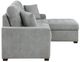 Homelegance® Waitsfield 2-Piece Gray Right-Arm Facing Sleeper Sectional with Hidden Storage-3