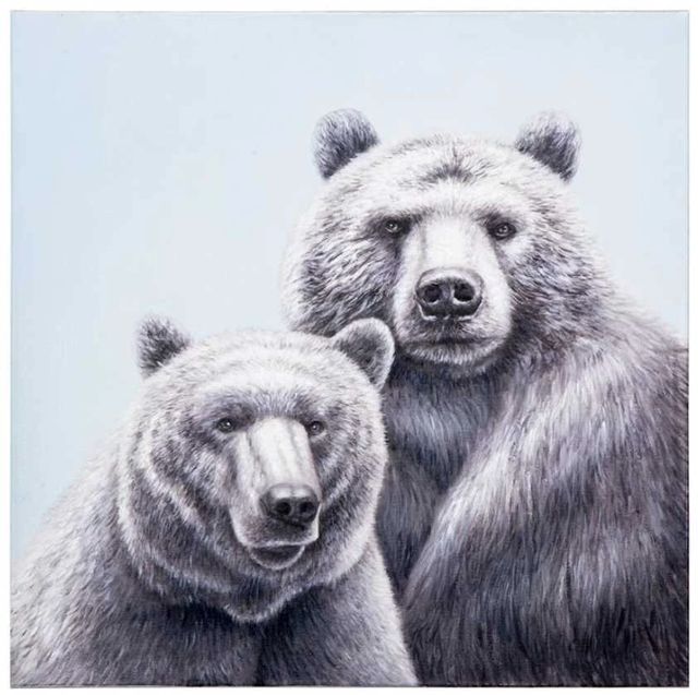 YHD Bear-Faced Wall Art-0