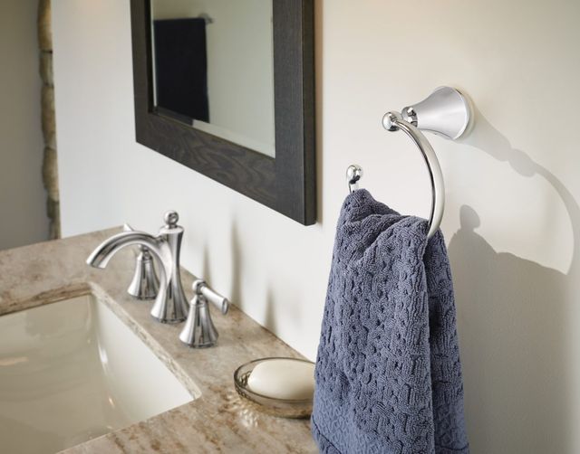 Moen® Wynford™ Chrome Towel Ring-2