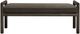 Modus Furniture Dorsey Basalt Gray/Pumpernickel Upholstered Bench-2