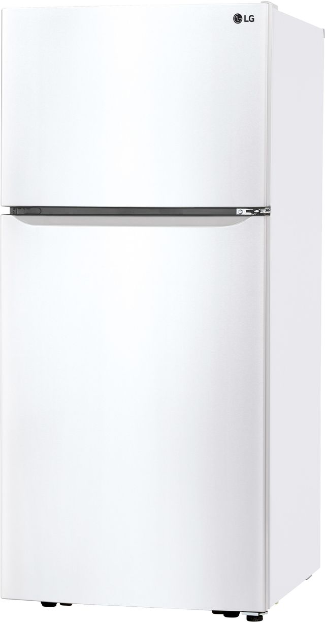 LG 30" 20.2 Cu. Ft. Smooth White Top Freezer Refrigerator-3