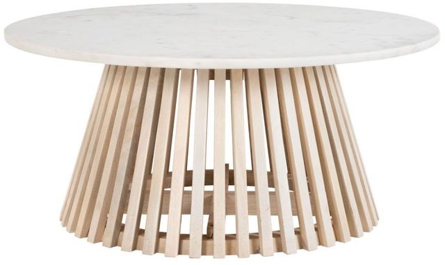 Zuo® Modern Mazara Natural/White Coffee Table-0