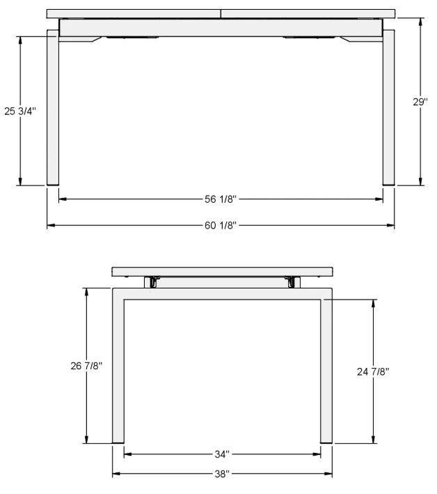 Amisco Customizable Zoom Extendable Dining Table-3