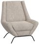 International Furniture Direct Tyne Ivory/Black Accent Chair-0