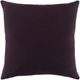 Surya Geometry Bright Purple 20"x20" Toss Pillow with Down Insert-3