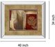 Classy Living Patricia Pinto Inspiration In Crimson 34" Wall Art-2