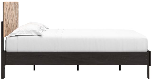 Signature Design by Ashley® Piperton Black/Brown Full Panel Platform Bed-2